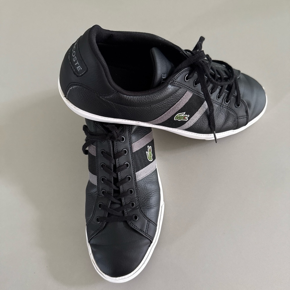 Lacoste Men's Grad Vulc 120 Low Top Shoes Size 11.5 Sporty Preppy Casual